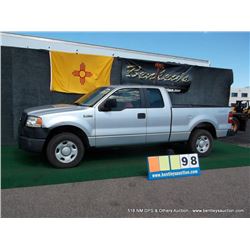 2007 FORD F-150 PICKUP ~ 179,728 MILES VIN: 1FTPX14V17FB29006, SILVER, PICKUP, 4WD, V8, 5.4L, AC COL