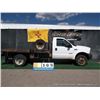 Image 5 : 2004 FORD F-550 FLATBED TRUCK ~ 142,074 MILES VIN: 1FDAF57P94EC58251, WHITE, PICKUP, 4WD, 6.0L V8 OH