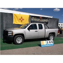 2009 CHEVROLET SILVERADO 1500 ~ 114,713 MILES VIN: 1GCEK19019Z221687, SILVER, PICKUP, 4X4, V8, 5.3L,