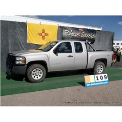 2009 CHEVROLET SILVERADO 1500 ~ 116,158 MILES VIN: 1GCEK19049Z221263, BROWN/SILVER, PICKUP, 4X4, V8,