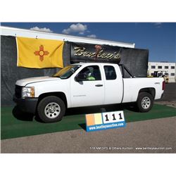 2010 CHEVROLET SILVERADO 1500 ~ 118,556 MILES VIN: 1GCSKPE35AZ218625, WHITE, PICKUP, 4X4, V8, 5.3L, 