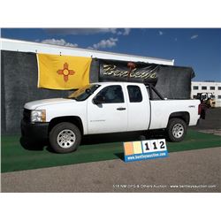 2010 CHEVROLET SILVERADO 1500 ~ 148,172 MILES VIN: 1GCSKPE38AZ222393, WHITE, PICKUP, 4X4, V8, 5.3L, 