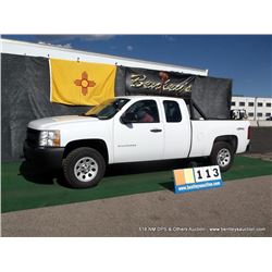 2010 CHEVROLET SILVERADO 1500 ~ 127,669 MILES VIN: 1GCSKPE34AZ219328, WHITE, PICKUP, 4X4, V8, 5.3L, 