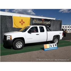 2010 CHEVROLET SILVERADO 1500 ~ 149,821 MILES VIN: 1GCSKPE3XAZ218541, WHITE, PICKUP, 4X4, V8, 5.3L, 
