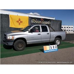 2006 DODGE RAM PICKUP 1500 ~ 155,157 MILES VIN: 1D7HU18PX6J222973, SILVER, PICKUP, 4WD, V8, 4.7L, 1/