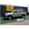 Image 1 : 2002 CHEVROLET TAHOE ~ 133,303 MILES VIN: 1GNEK13Z22J304936, SILVER, 4WD, V8, 5.3L, WINDSHIELD CRACK