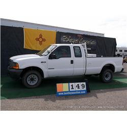 1999 FORD F-350 SUPER DUTY TRUCK ~ 119,145 MILES VIN: 1FTSX31FXXED18794, WHITE, PICKUP, 4WD, V8, 7.3