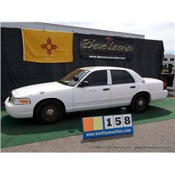 2003 FORD CROWN VICTORIA ~ 071,188 MILES VIN: 2FAFP71W33X187151, WHITE, SEDAN, RWD, V8, 4.6L, 1/2 FU