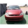 Image 3 : 2003 FORD FOCUS ~ 144,252 MILES VIN: 1FAFP33P63W124457, RED SEDAN, FWD, I4, 2.0L, EMPTY FUEL, A/C DE