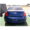 Image 6 : 2008 HONDA ACCORD ~ 136,687 MILES VIN: 1HGCS21838A008902, BLUE, COUPE, FWD, V6, 3.5L, 1/2 FUEL, A/C 