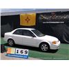 Image 4 : 1999 MAZDA PROTEGE ~ 178,212 MILES VIN: JM1BJ2214X0190032, WHITE, SEDAN, FWD, I4, 1.8L, 3/4 FUEL, A/