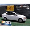Image 4 : 2006 CHEVROLET AVEO ~ 71,583 MILES VIN: KL1TD56616B573665, WHITE, SEDAN, FWD, I4, 1.6L, EMPTY FUEL, 