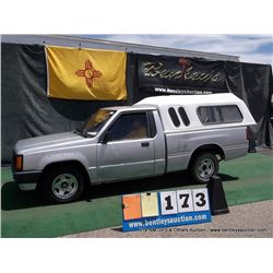 1989 DODGE RAM 50 PICKUP ~ 115,009 MILES VIN: JB7FL24D6KP056562, GREY, PICKUP, RWD, I4, 2.0L, 1/4 FU