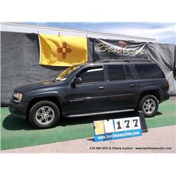 2003 CHEVROLET TRAIL BLAZER ~ 105,383 MILES VIN: 1GNES16S936129426, BLACK, SUV, I6, 4.2L, RWD, WINDS