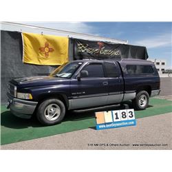 1999 DODGE RAM PICKUP 1500 ~ 070,885 MILES VIN: 3B7HC13ZXXG118881, BLACK, V8, 5.9L, RWD, FADED PAINT