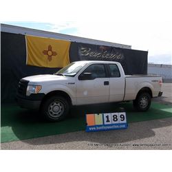 2010 FORD F-150 PICKUP ~ 119,446 MILES VIN: 1FTFX1EV1AKE43554, WHITE, 4X4, V8, 5.4L, WINDSHIELD CRAC