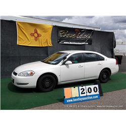 2008 CHEVROLET IMPALA ~ 090,522 MILES VIN: 2G1WS553189231746, WHITE, SEDAN, FWD, V6, 3.9L, A/C COOL,