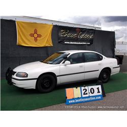 2004 CHEVROLET IMPALA ~ 086,323 MILES VIN: 2G1WF55K749449101, WHITE, SEDAN, FWD, V6, 3.8L, A/C COOL,