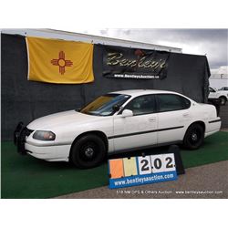 2004 CHEVROLET IMPALA ~ 110,130 MILES VIN: 2G1WF55K849448605, WHITE SEDAN, FWD, V6, 3.8L, AC ???, EM