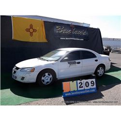 2004 DODGE STRATUS ~ 095,568 MILES VIN: 1B3EL36T24N195660, WHITE, SEDAN, FWD, V6, 2.7L, A/C COLD, FU