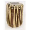 Image 1 : Tall Decorative Wooden Drum