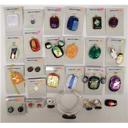 Collection of Dichroic Glass Jewelry