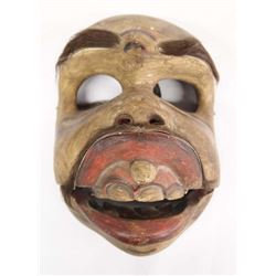 Vintage Mexican Carved Wood Mask