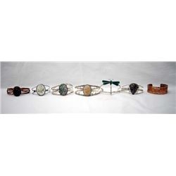 Collection of 9 Fashion Bracelets