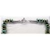 Image 3 : Southwestern Stacked Green Turquoise Necklace