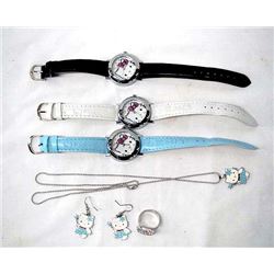 Collection of Hello Kitty Jewelry