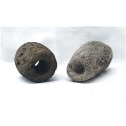 2 Prehistoric Mimbreno Stone Pipes
