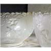Lion Head Light Shades, Three 7.75" gas shades with 4" fitter and two 5.25" electric shades wit...
