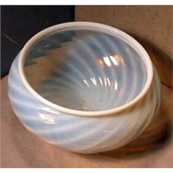 Large Opalescent Ceiling Light, Exceptional round swirl opalescent ceiling light shade, 12" in...