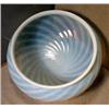 Image 2 : Large Opalescent Ceiling Light, Exceptional round swirl opalescent ceiling light shade, 12" in...