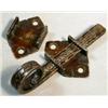Image 2 : Samuel Yellin Cupboard Latch, This cupboard latch is signed by Samuel Yellin and was originally...