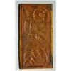 Image 1 : Addison Sunflower Tile, A fine amber Addison glass tile or window pane with a sunflower motif....