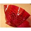 Image 1 : Ruby Hobnail Gas Shade, A beautiful wavy form hobnail gas light shade in ruby glass with an app...