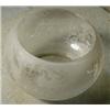 Very Fancy Etched Gas Shade, Here is very fancy etched glass gas shade, 5" high, 7" in diameter...