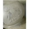 Image 3 : Very Fancy Etched Gas Shade, Here is very fancy etched glass gas shade, 5" high, 7" in diameter...