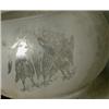 Image 4 : Very Fancy Etched Gas Shade, Here is very fancy etched glass gas shade, 5" high, 7" in diameter...