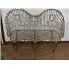 Image 1 : Wire Settee, A very nice wire settee that would go well with the chairs in lot 96. It measures...