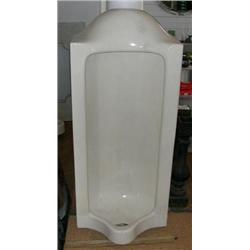Earthenware Urinal, Full size earthenware urinal from a 1925 Elks Club. Excellent condition; 5'...