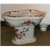 Image 1 : Painted Bidet, This porcelain bidet is 24" x 16" and sits 16" high. It is hand decorated with f...