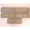 Image 1 : Wheatley Pottery Border Tiles 1925, Outstanding architectural design on this set of 5 matching...