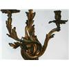 Image 2 : Bronze Wall Sconce, Quality bronze wall sconce in the art nouveau style, 14" long and 12" wide....