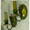 Pair of Wall Sconces, Nice pair of small painted metal wall sconces....