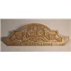Image 2 : Marylebone Chimney Damper, Cast iron chimney damper plate decorated with flowers and the name M...