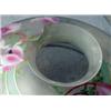 Hand Painted Glass Shade, This is a beautiful, large hand painted shade, 4" at the top and 10"...