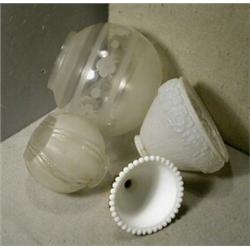 Group of Glass Shades, These shades are in very good condition....