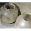 Image 1 : Pair of Round Globes, These round globes measure 6" in diameter and take a 3.25" fitter. They a...